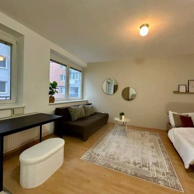 Rent of a furnished 1-room apartment, 37 m², Bratislava-Petržalka, Slovakia